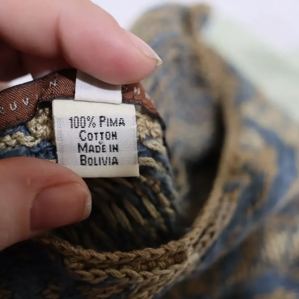 Peruvian Connection Patterned Maxi Dress in Blue and Gold - Picture 12 of 12